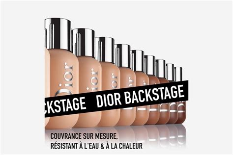 composition fond de teint dior backstage|fond de teinte dior.